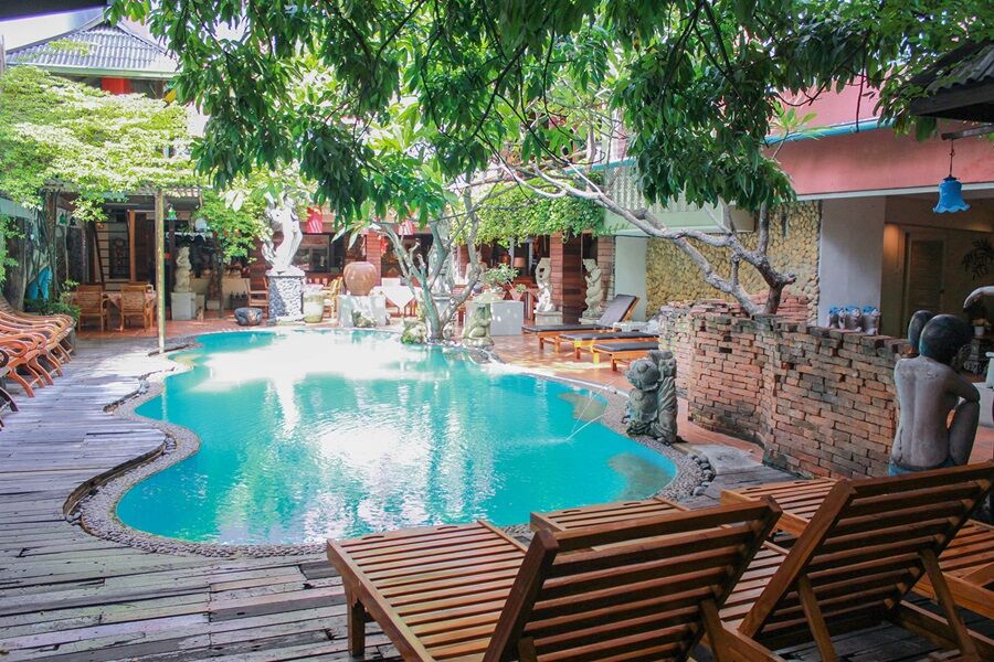 Villa Cha-Cha Banglumphu Банкок Екстериор снимка